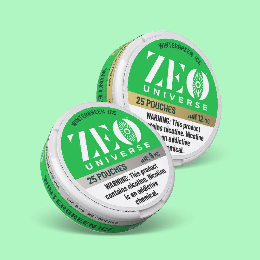 Wintergreen Ice Nicotine Pouches ZEO Universe Wintergreen Ice Nicotine Pouches ZEO Universe